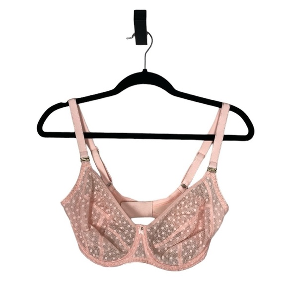 Freya Pink sheer lace full coverage bra - Picture 1 of 5